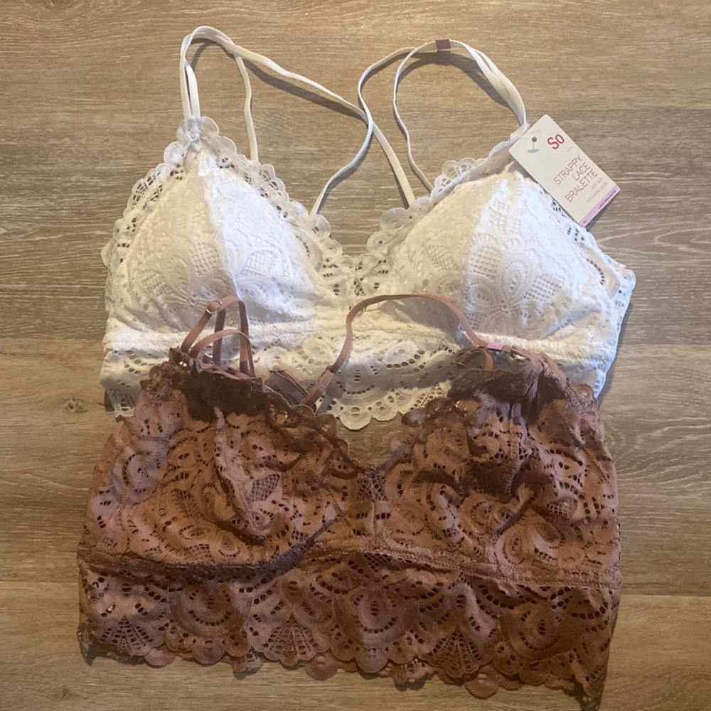 Strappy bralettes